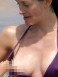 Courteney Cox Nip Slip